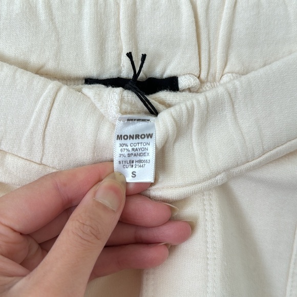 NWT Monrow ultra soft lounge pants small - Picture 3 of 4